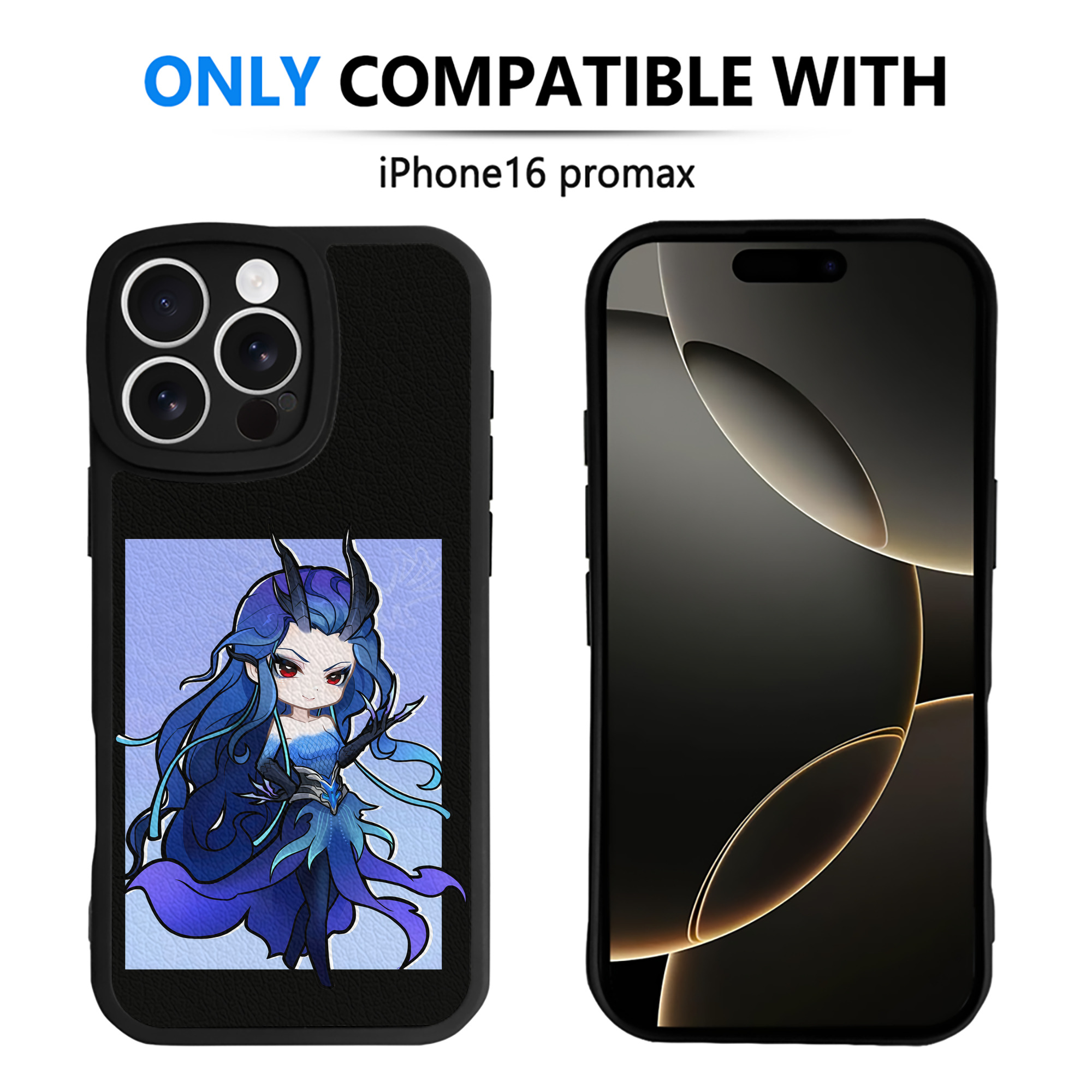 （画像用） Ne Zha 2 ナタ 魔童の大暴れ 【iPhone 16シリーズ対応】シリコンスマホケース（レザー調） 材質：シリコン